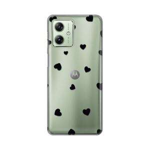 Maska Silikonska Print Skin za Motorola Moto G54 Hearts