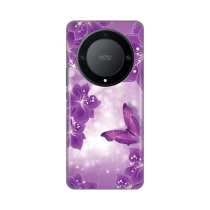 Maska Silikonska Print za Honor Magic 5 Lite Butterfly And Flowers