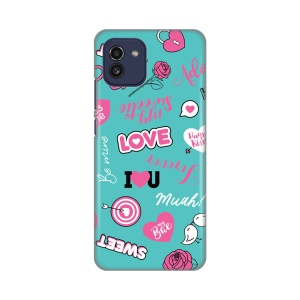 Maska Silikonska Print za Samsung A035G Galaxy A03 Love