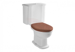 Monoblok VITRA ARIA simplon sa WC daskom drvenom chestnut - Img 2