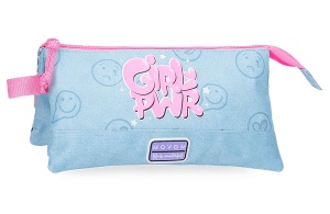 MOVOM GIRL POWER prazna pernica sa 3 pregrade