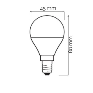 OSRAM LED SIJALICA E14 P 5.5W/865 VALUE FR40 - Img 2