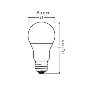 OSRAM LED SIJALICA E27 A 8.5W/840 VALUE FR60 - Img 2
