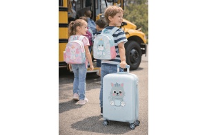 ROLL ROAD HAPPY PETS dečiji kofer 50 cm - sky blue - Img 9
