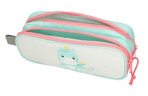 ROLL ROAD HAPPY PETS prazna pernica sa 2 pregrade - zelena - Img 4