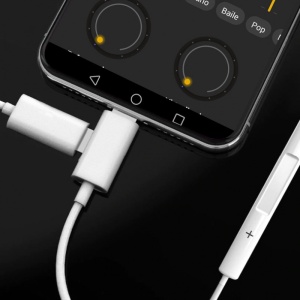 Slusalice sa adapterom za punjenje JH-015 za iPhone lightning bele HQ - Img 4