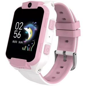 Smart watch CANYON Cindy KW-41, 1.69" IPS 240*280,ASR3603C, Nano SIM,GSM, LTE, 680mAh belo/pink - Img 3