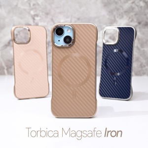 Torbica Magsafe Carbon za iPhone 16 Plus 6.7 braon - Img 1