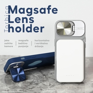 Torbica Magsafe Lens holder za iPhone 15 Pro Max 6.7 siva - Img 1