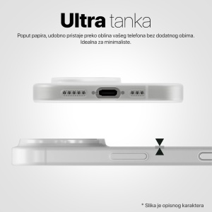 Torbica Magsafe Matte PC za Samsung A065F Galaxy A06 plava - Img 2