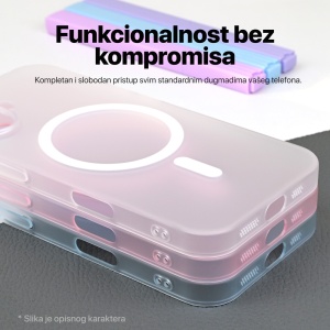 Torbica Magsafe Matte PC za Samsung S928B Galaxy S24 Ultra roze - Img 4