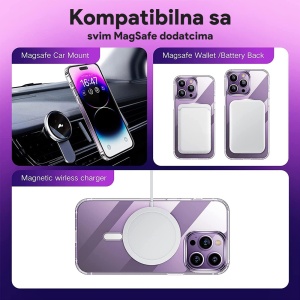 Torbica Magsafe za iPhone 15 Pro Max 6.7 transparent (IC) - Img 2