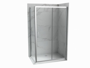 Tuš kabina CONCEPT PROJECT 1000x800x1950 staklo 6mm providno - Img 1