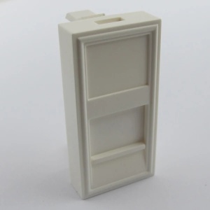 Uložak 45 x 22.5mm (1M) sa 1 slotom za keystone module sa zastorom ravan (FPK1-1M-01 / FA-644-1SP)