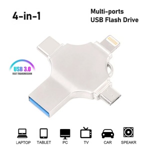 USB flash memorija JWD 4in1 pen drive 128GB - Img 1