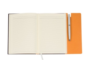 VELVET Notes sa magnetnim preklopom A5 - Narandžasta - Img 2