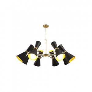 VESTA 230 LUSTER 6*E14 black/gold