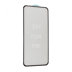 Zastitno Staklo Tempered glass 5D za Huawei P50 crni - Img 2