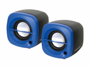 Zvucnik Omega OG15BL 2.0 6w plavi usb