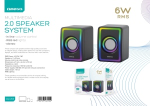 Zvucnik Omega OGG155 USB 6W