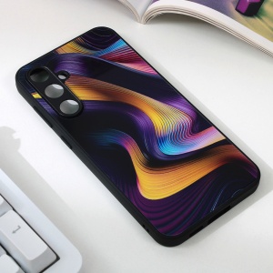Абстрактный чехол для Samsung S711U Galaxy S23 FE тёмно-фиолетовый