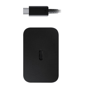 Быстрое зарядное устройство Samsung Fast Home Charger PD 45W с кабелем, черное (EP-T4510-XBE) - Img 4