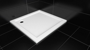 Душевая ванна COPEN SOLILUX 800x800x40 без сифона - Img 2