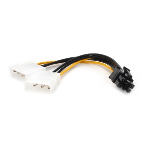Кабель PCI-E 2x MOLEX на 6 контактов JWD-POWER9