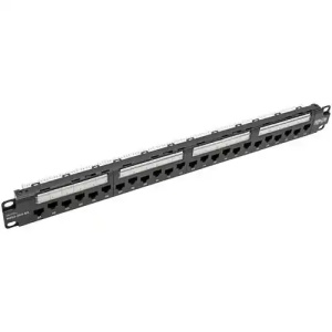 Патч-панель 19/1U sa 24 RJ-45 UTP кат. 6 Мирсан MR.PCP1U24U.C6