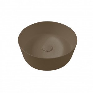 Раковина для столешницы HATRIA HAPPYHOUR SLIM 07:00 fi440x155mm коричневая