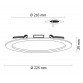 DAWN LED panel KNC1 18W 6500K