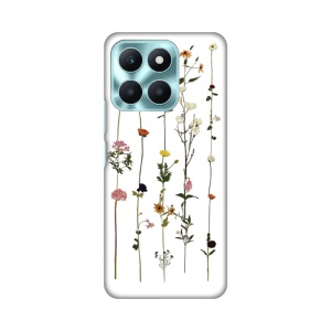 Силиконовый чехол с принтом для Honor X6a Flower