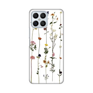 Силиконовый чехол с принтом для Honor X8 Flower