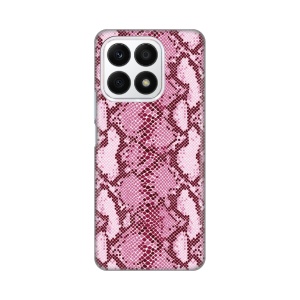 Силиконовый чехол с принтом для Honor X8a Pink Snake