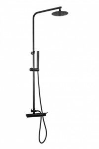 Смеситель для душа MINOTTI TUBO DARK ELEGANCE с душевой лейкой в комплекте fi250