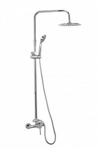 Смеситель для душевой кабины MINOTTI TUBO с комплектом стояка для душа