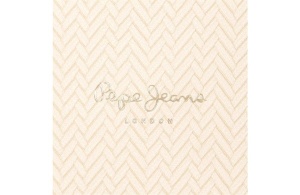 Сумка без бретелек PEPE JEANS - бежевая - Img 6