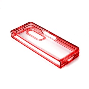 Чехол прозрачный ТПУ для Samsung Z Fold 3 красный