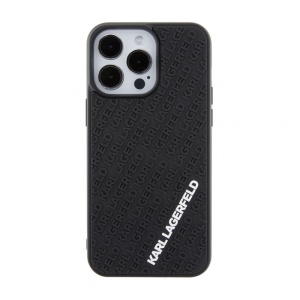 Чехол Karl Lagerfeld Hc 3D Multi Logo для iPhone 15 Pro Max 6.7, черный (KLHCP15X3DMKRLK) - Img 2