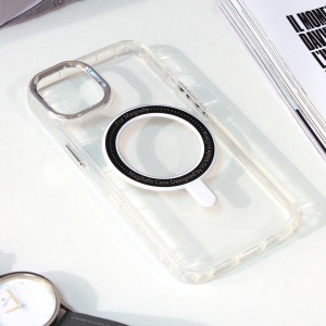 Чехол Magsafe Frame для iPhone 14 6.1 прозрачный