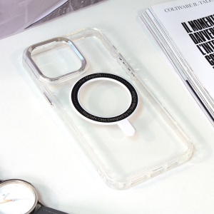 Чехол Magsafe Frame для iPhone 15 Pro Max 6.7 прозрачный