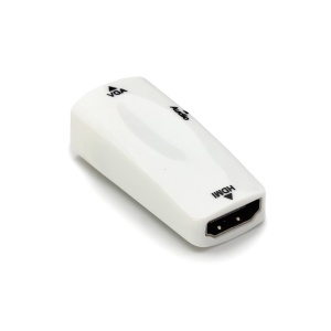 Adapter HDMI-VGA (sa audiom) JWD-HV12 bela - Img 1