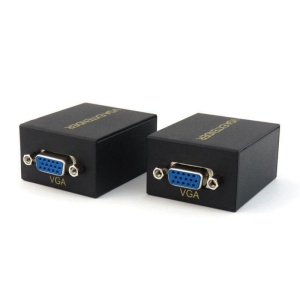 Adapter VGA na RJ45 Signal extender JWD-SP05 60m - Img 1