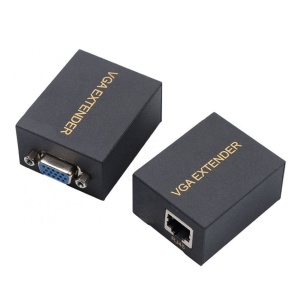 Adapter VGA na RJ45 Signal extender JWD-SP05 60m - Img 2