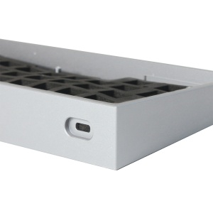 Aluminijumsko kuciste za Tastatura Mehanicka Gaming Fantech MK857 RGB Maxfit61 srebrno - Img 3
