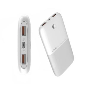 Back up baterija LDNIO PR1009, 10000mAh, 37Wh, Li-Po, 5V, 2A bela - Img 4