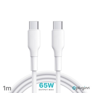 Data Kabl Pluginn PI-PD 65W Type C na Type C beli 1m - Img 1