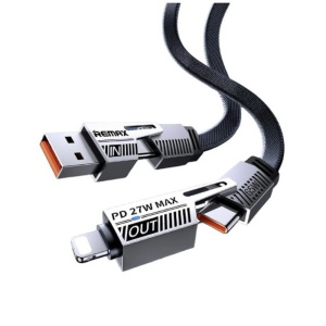 Data kabl REMAX RC-C189 65W Zinc Alloy Braided 4-in-1 Fast Charging, 1m - Img 2