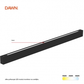 DAWN LED MODUL LT-T-020 1,5M CCT CRNA - Img 2