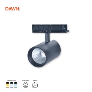 DAWN LED REF SINSKI GD19C20B 20W CCT CRNI TROFAZNI